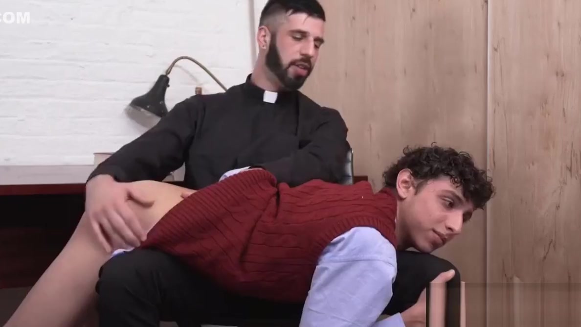 Twink Barebacked In The Priest s Office