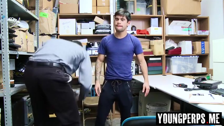 Officer caught the perp stealing goods from the store