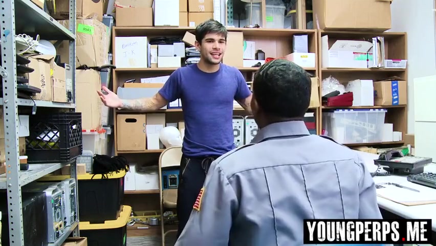 Officer caught the perp stealing goods from the store