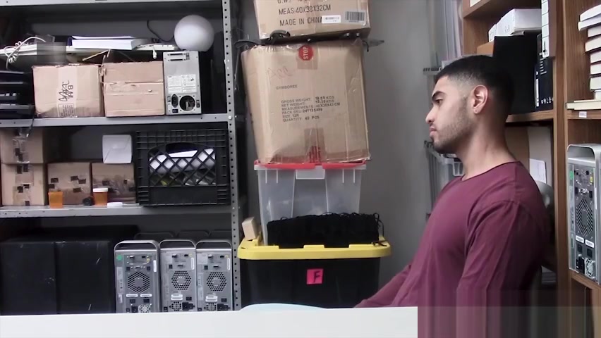 Officer impales perp on his big black dick for barebacking