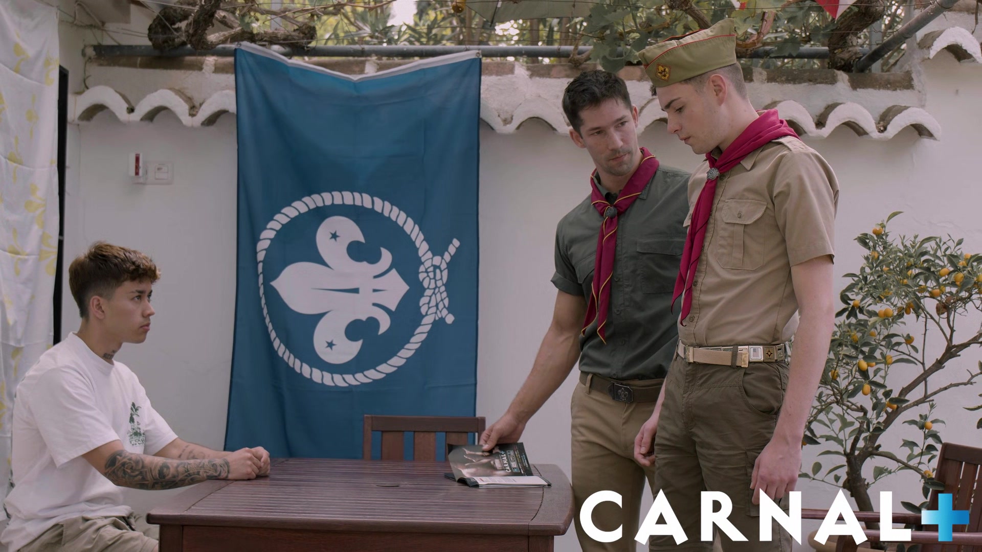 ScoutBoys Two cute scouts seduced by sexy hung scoutmaster