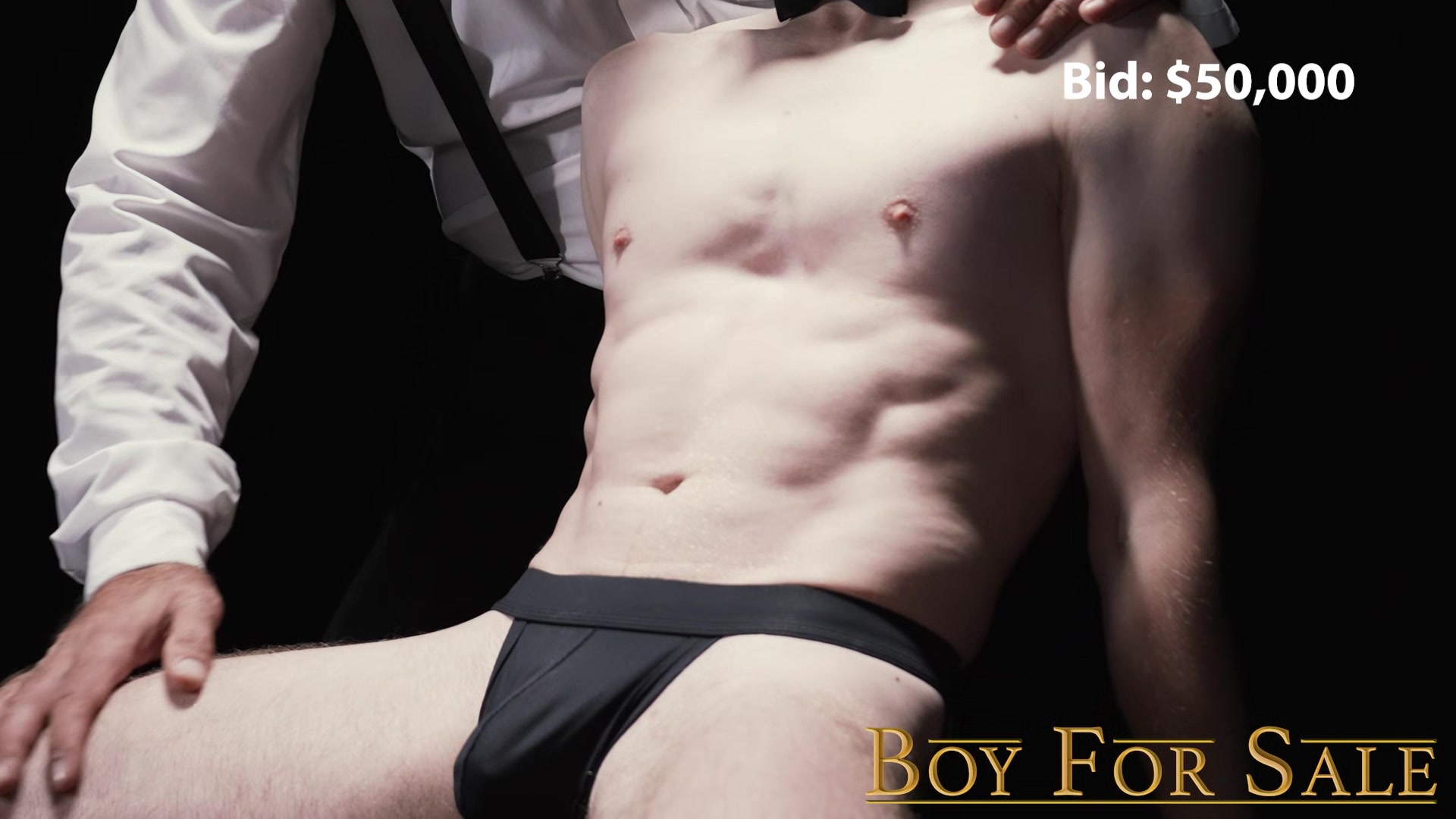 BoyForSale Suited stern master fucks a cute guy raw
