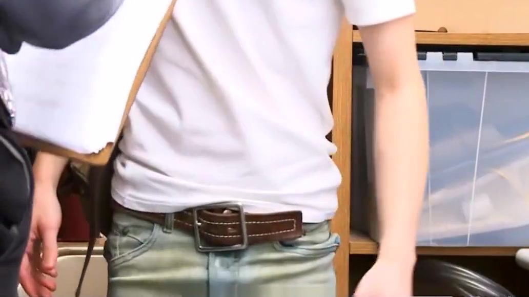Young Straight White Boy Caught Stealing Jewelry In Trouble With Two Black Gay Security Officers