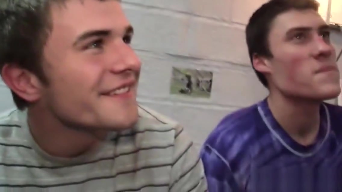 Amateur twink fucked at the gloryhole action