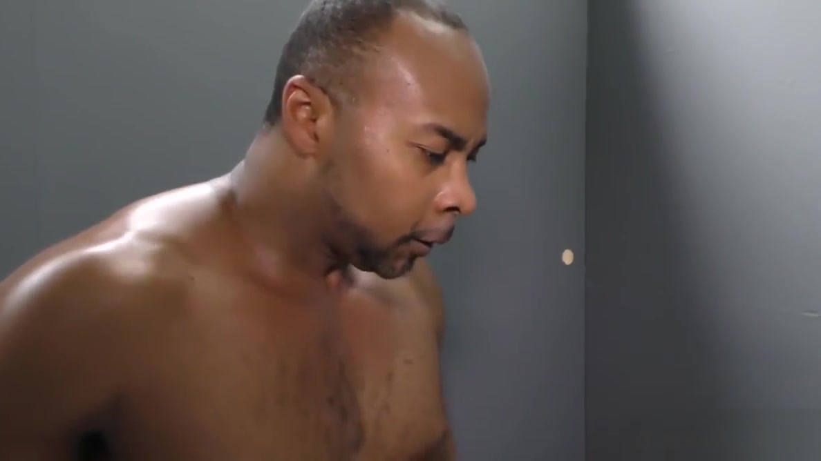 White guy finds gay lover at a glory hole