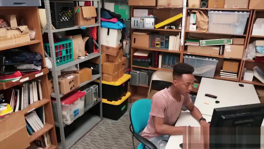Black perp blackmails Officer and anal fucked bareback