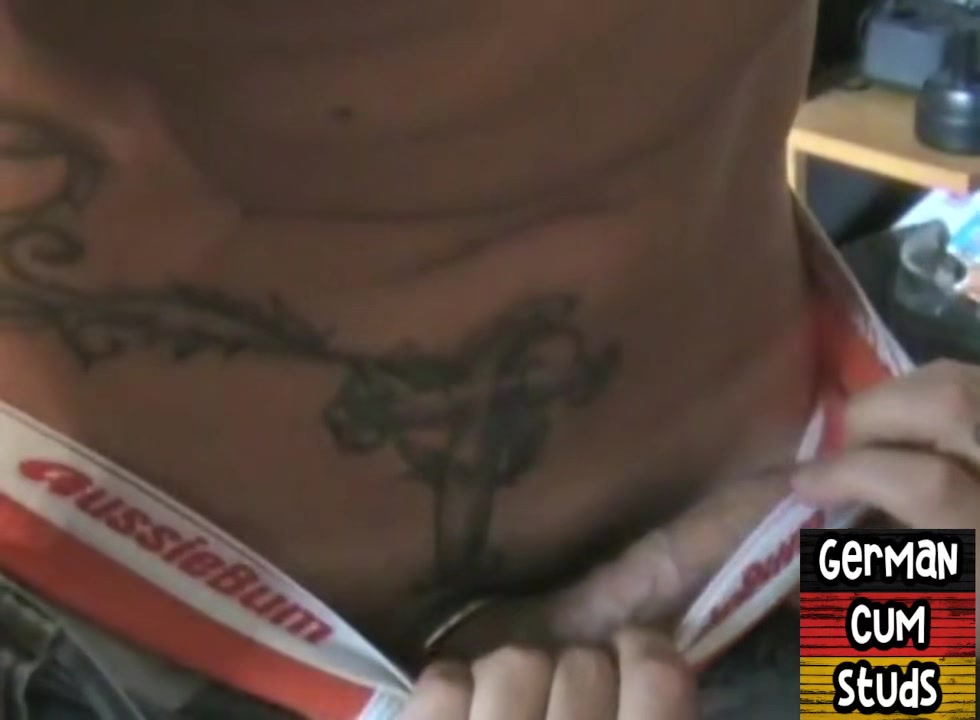 Amateur German gay rims and sucks BF in closeup video