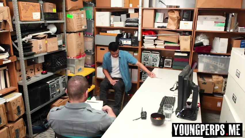 Asian boy hardcore fucked by LP Officer first time anal