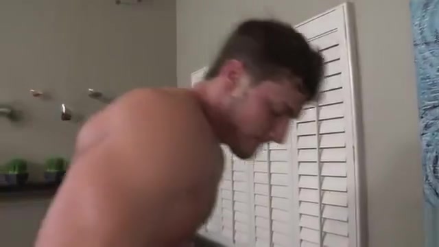 Foot massage before rimming Brandons ass