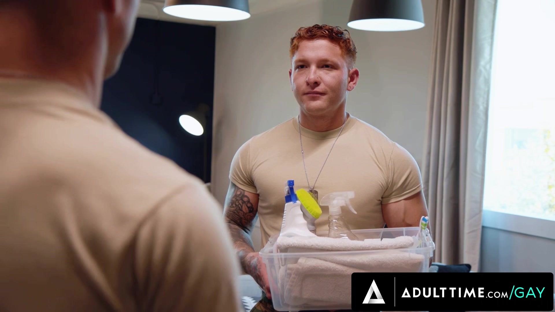 HETEROFLEXIBLE - Jeremiah Cruze Destroys Military Rival Blain O'Connor's Ass In Their Sergeant's Bed