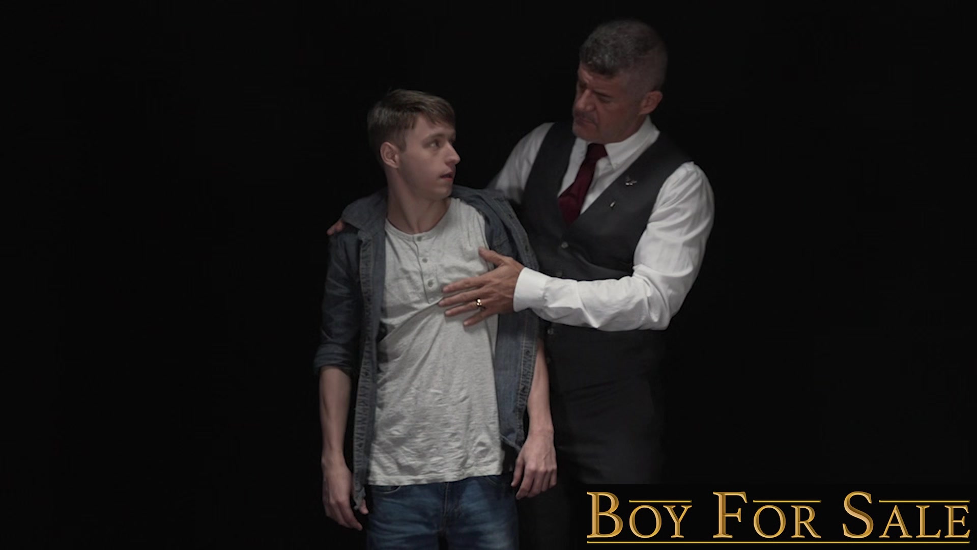 BoyForSale Slave twink gets fucked by beefy suited master