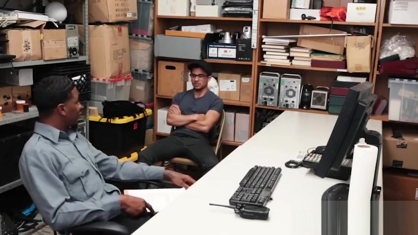Latino perp takes black Officers big cock bareback anal