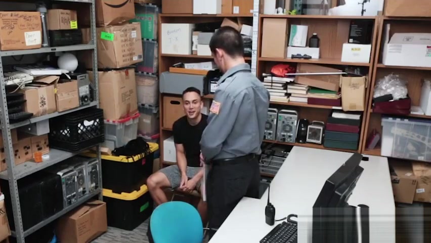 Straight asian perp bareback fucked by gay LP Officer
