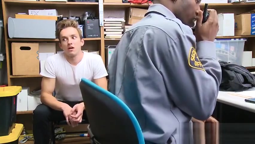 Straight perp anal fucked by two LP Officers bareback