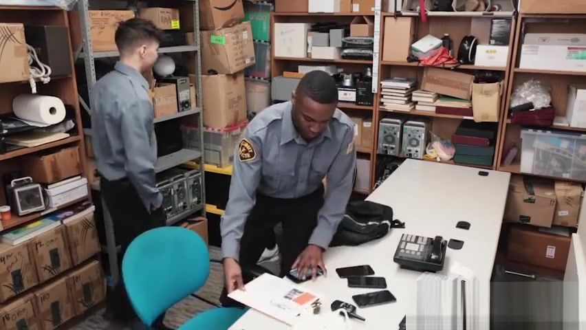 Straight perp anal fucked by two LP Officers bareback