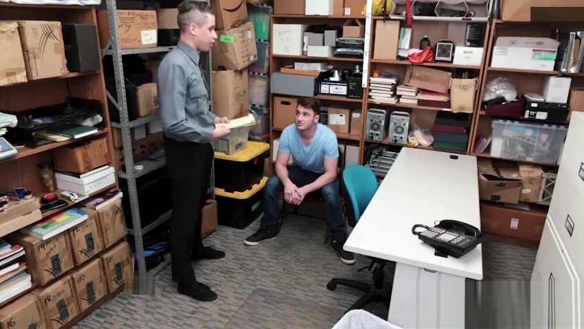 Aggressive teen 18+ perp submits himself to horny Officer