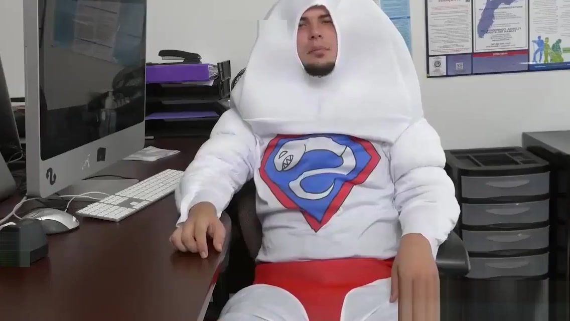 Office stud gets interracially banged