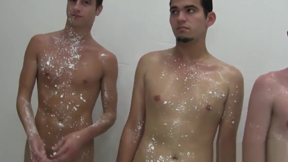 Hazed teen 18+ twinks assfucking in the shower
