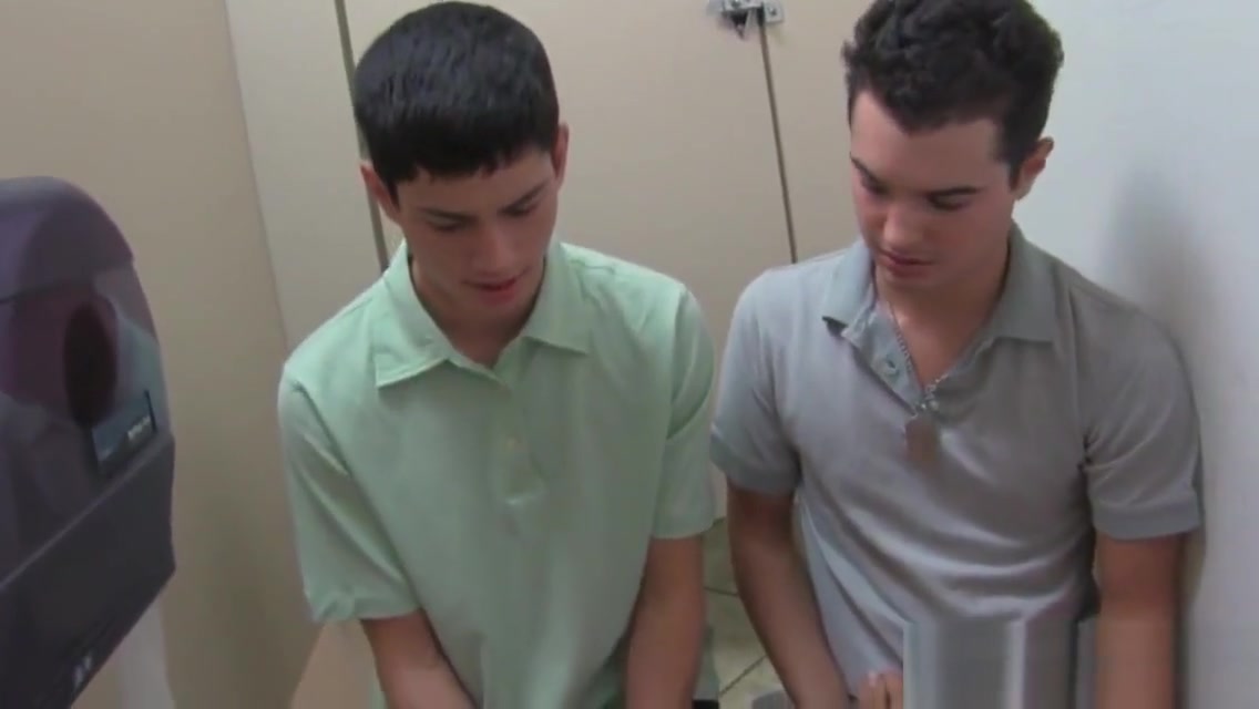 College twinks assfucking after showering