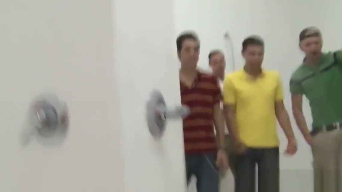 College twinks assfucking after showering