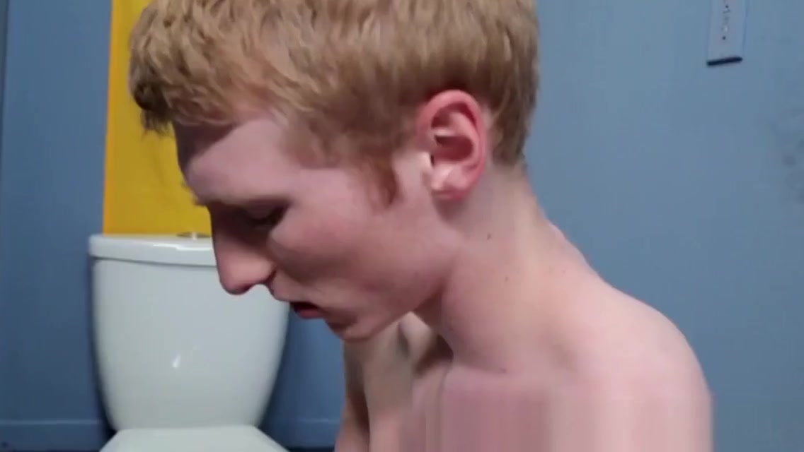 Creampied twink drilled at gloryhole