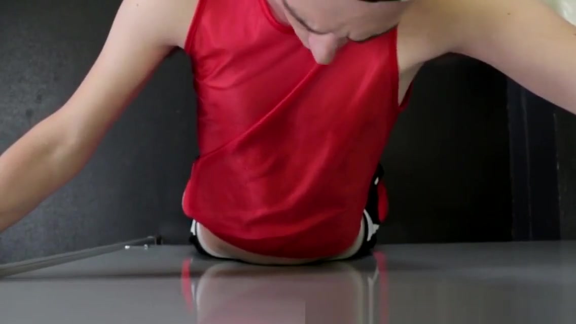 Creampied twink drilled at gloryhole