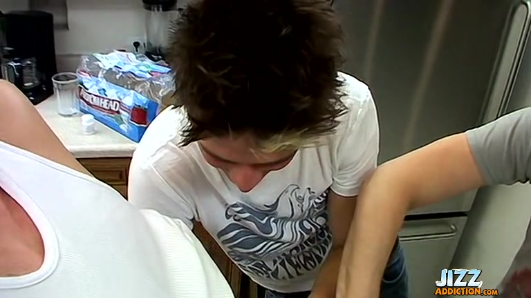Kitchen 3Way with Kelly, Shane and Ayden