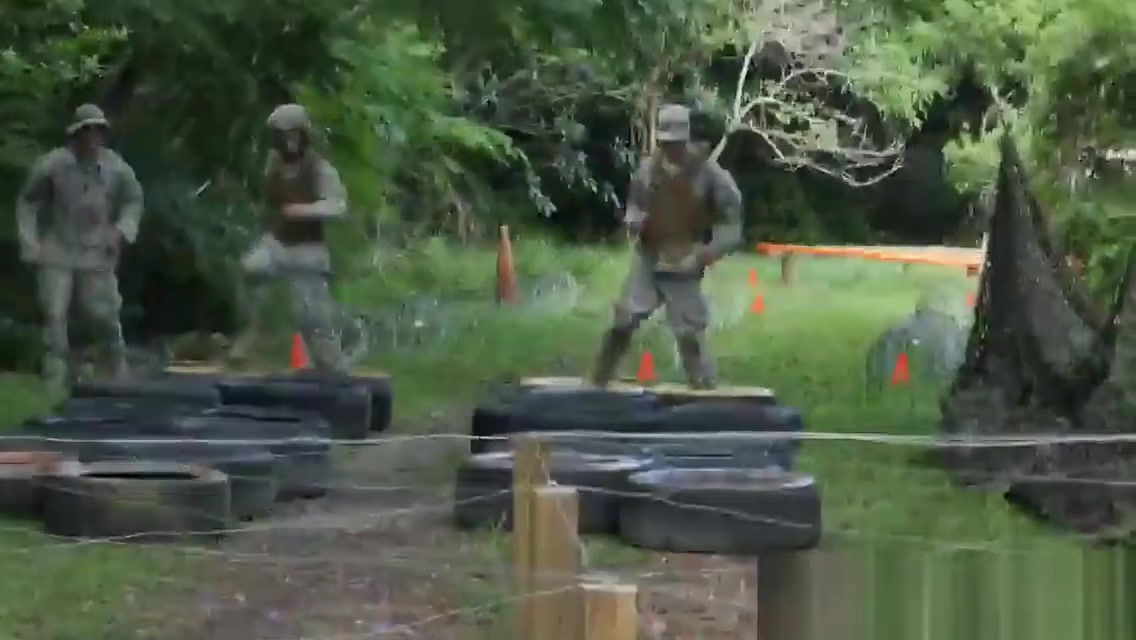 kinky soldiers engage in anal orgy outdoors