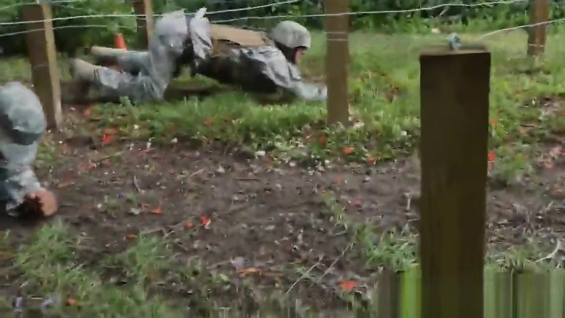 kinky soldiers engage in anal orgy outdoors
