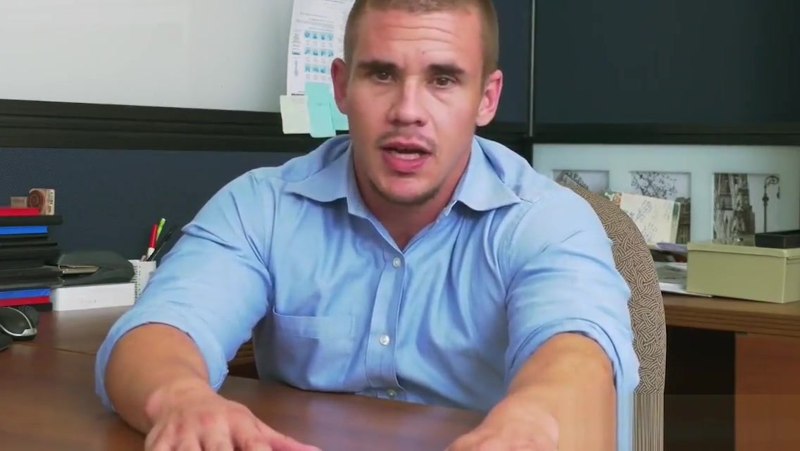 Office stud disciplined with anal pounding