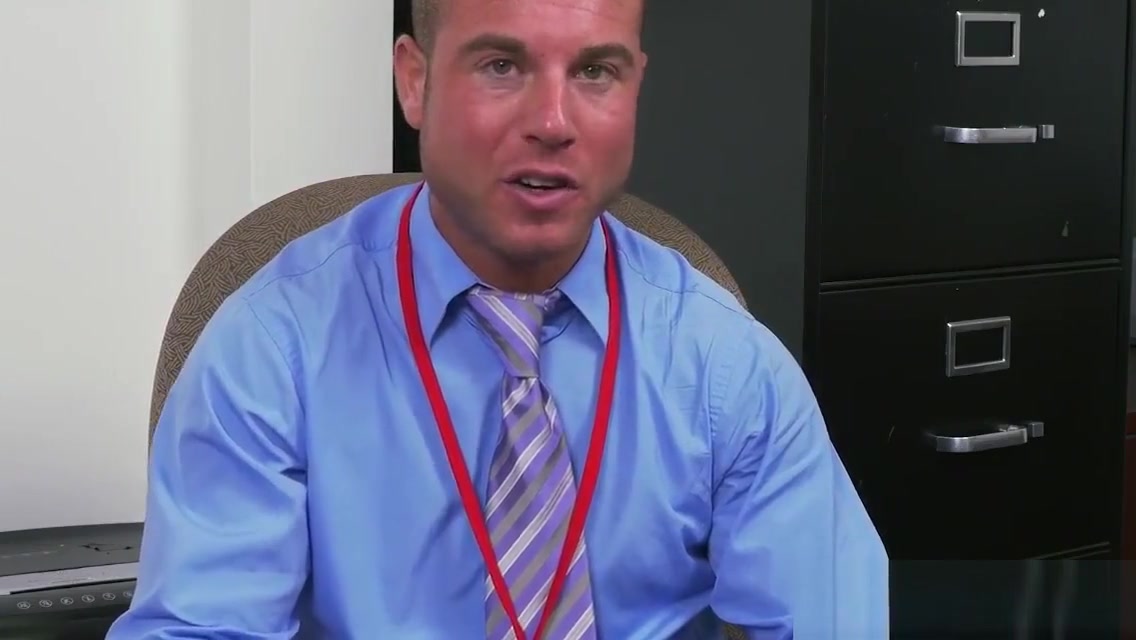 Office stud disciplined with anal pounding