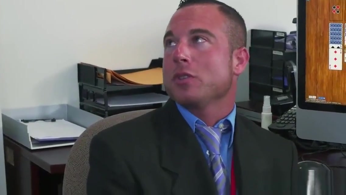 Office stud disciplined with anal pounding