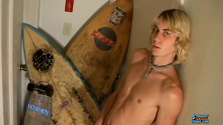 Straight Blond Surfer Cums - Carl Alexander