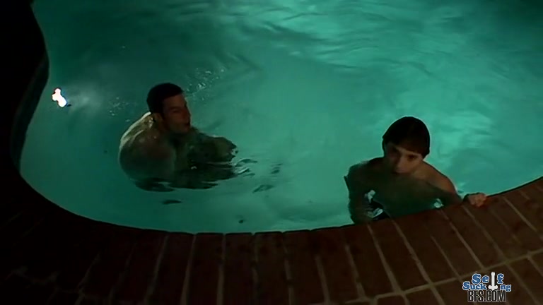 A Hot Late Night Pool Fuck - Ethan O'Reilly And Mike Roberts