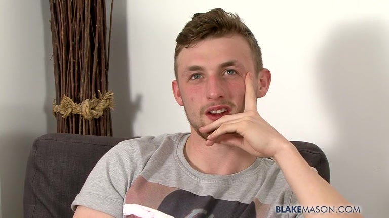 Straight Sam Strokes His Meat - Sam James