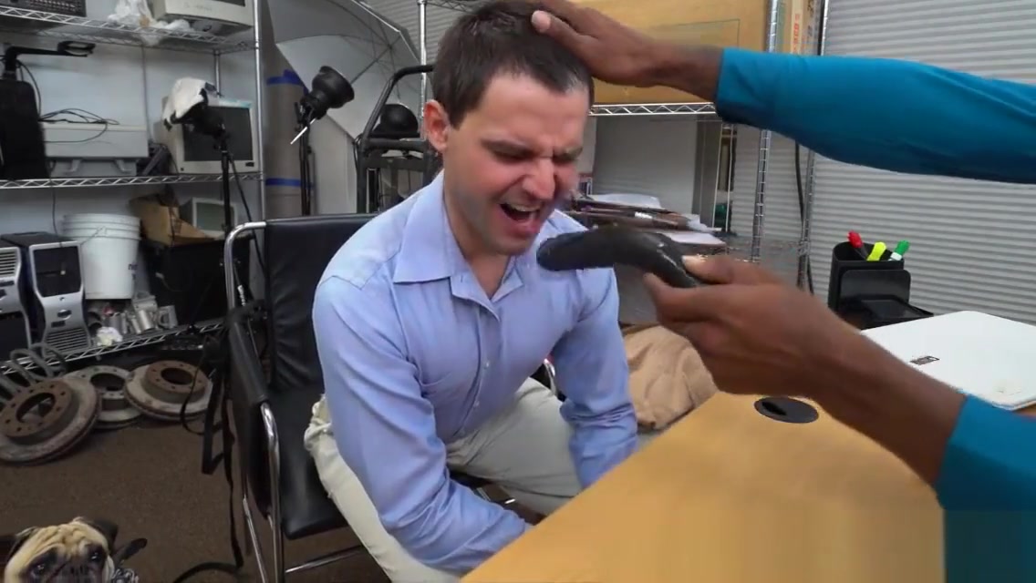 Straight casting whiteguy assfucked with BBC