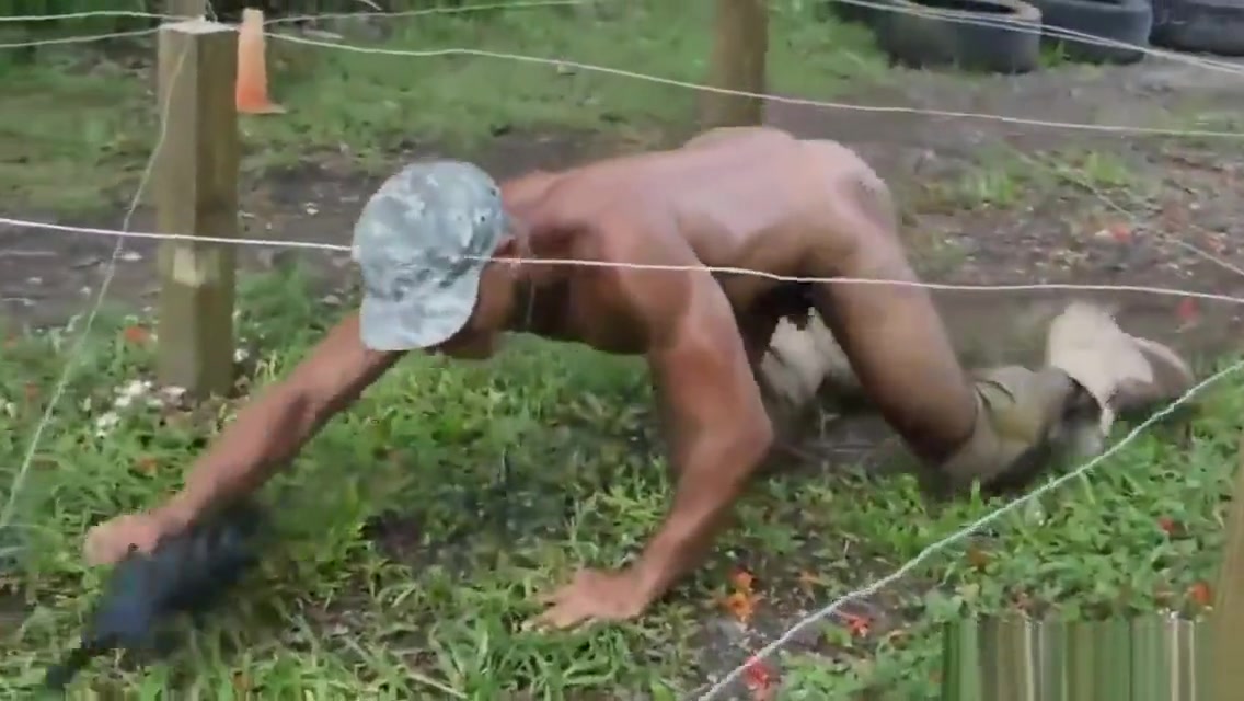 Gay black army men movie and male strippers Jungle pound fest