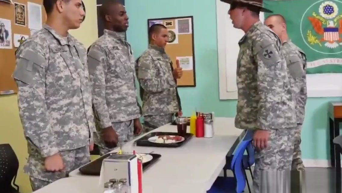 Military men masturbating movie gay Yes Drill Sergeant!