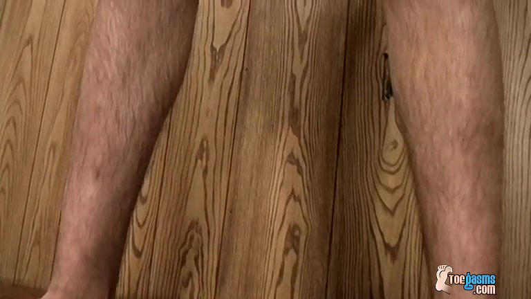 Sticky Boy Feet Coated In Cum - Alexxx