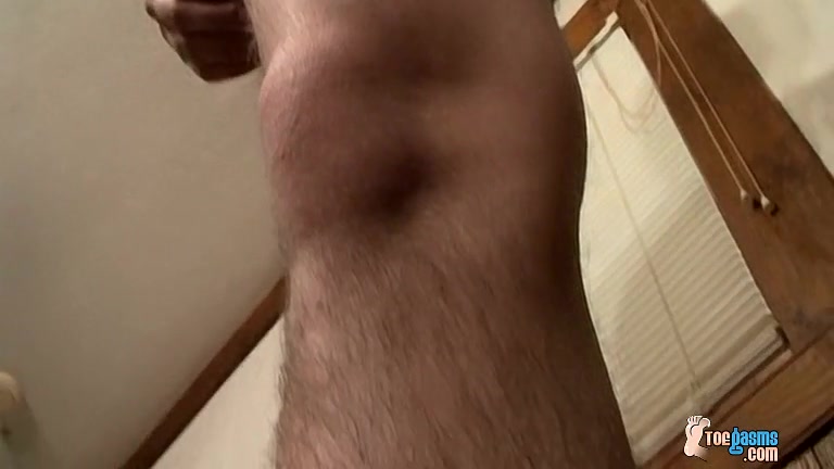 Sticky Boy Feet Coated In Cum - Alexxx
