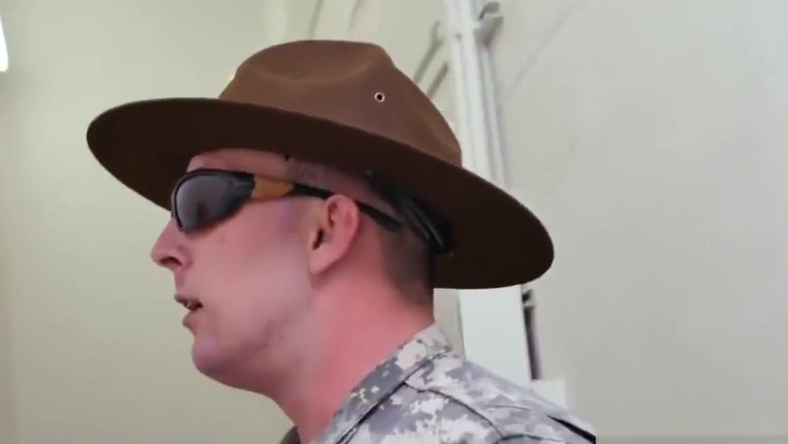 Free video gay military bareback Yes Drill Sergeant!