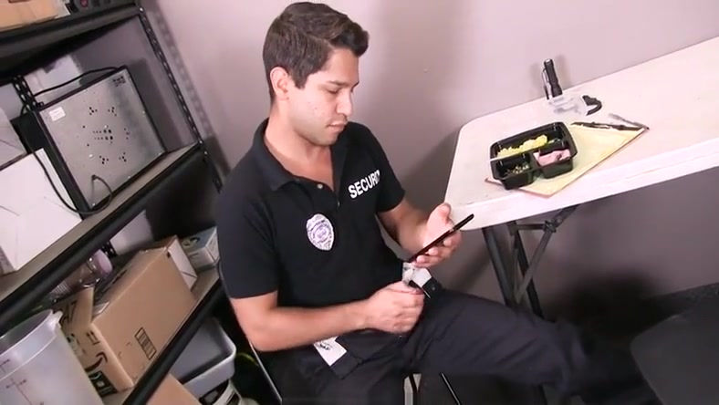 YoungPerps - Sexy Latino Security Guard Barebacks A Black Boy’s Tight Hole