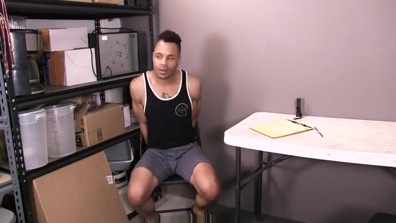 YoungPerps - Sexy Latino Security Guard Barebacks A Black Boy’s Tight Hole