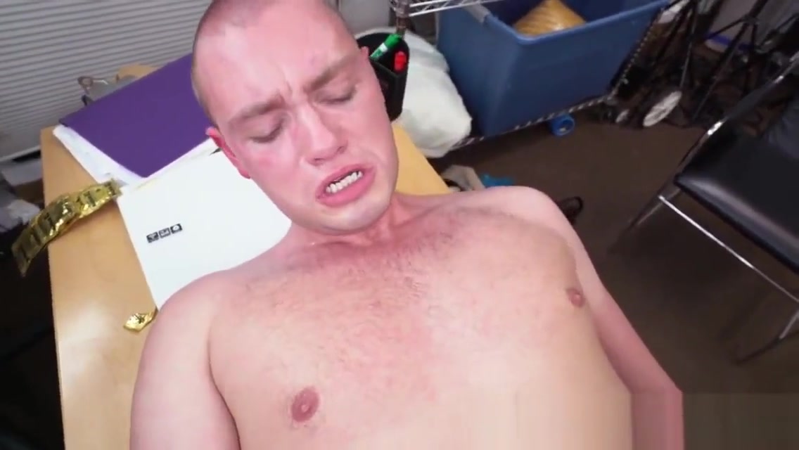 Casting straight plowed in butthole