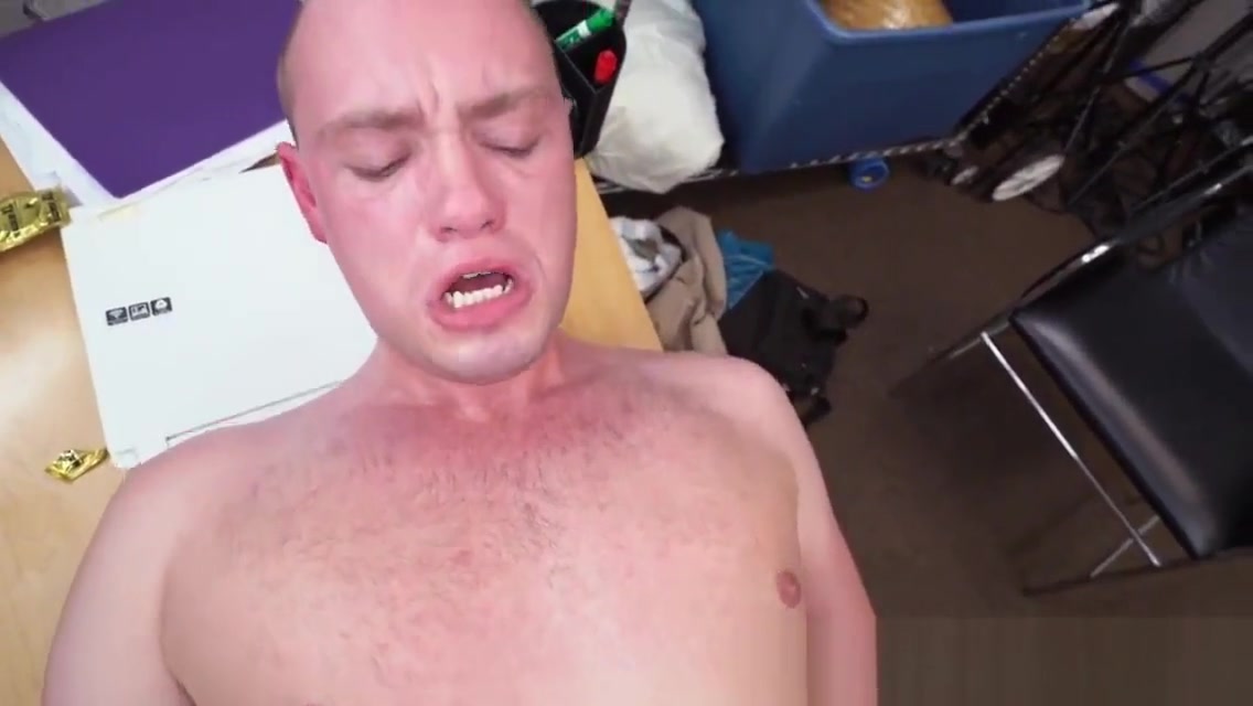 Casting straight plowed in butthole