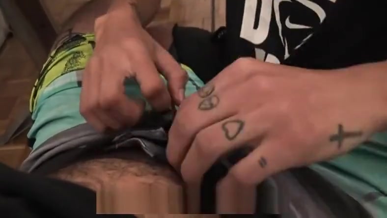 LatinLeche - Handsome Punk Sucks An Uncut Cock For Money