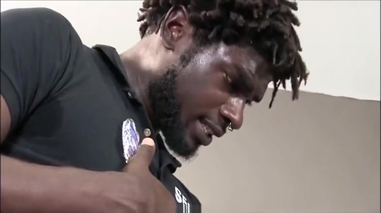 Young Straight Boy Sex With Big Black Security Officer