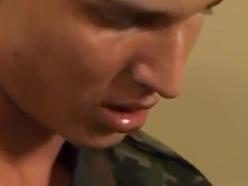 Cute twinks in military