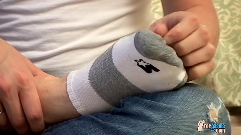 Self Toe Sucking Twink! - Ayden James
