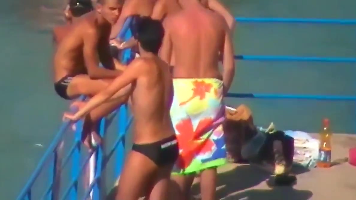 Let's spy next door Italian males in speedos 1u1y